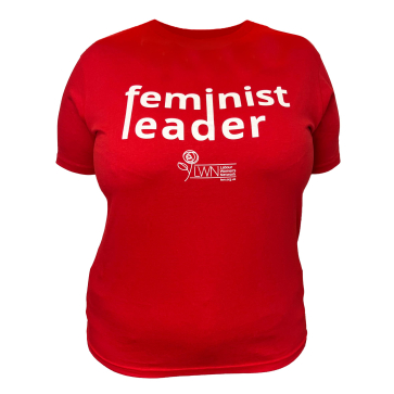 "Feminist Leader" Red T-Shirt