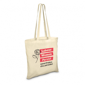 Labour Women Persist Long Handled Shopper Bag