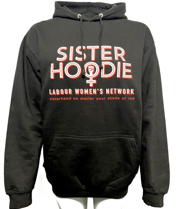 LWN/Sisterhoodie Non Zipped Black Hoodie